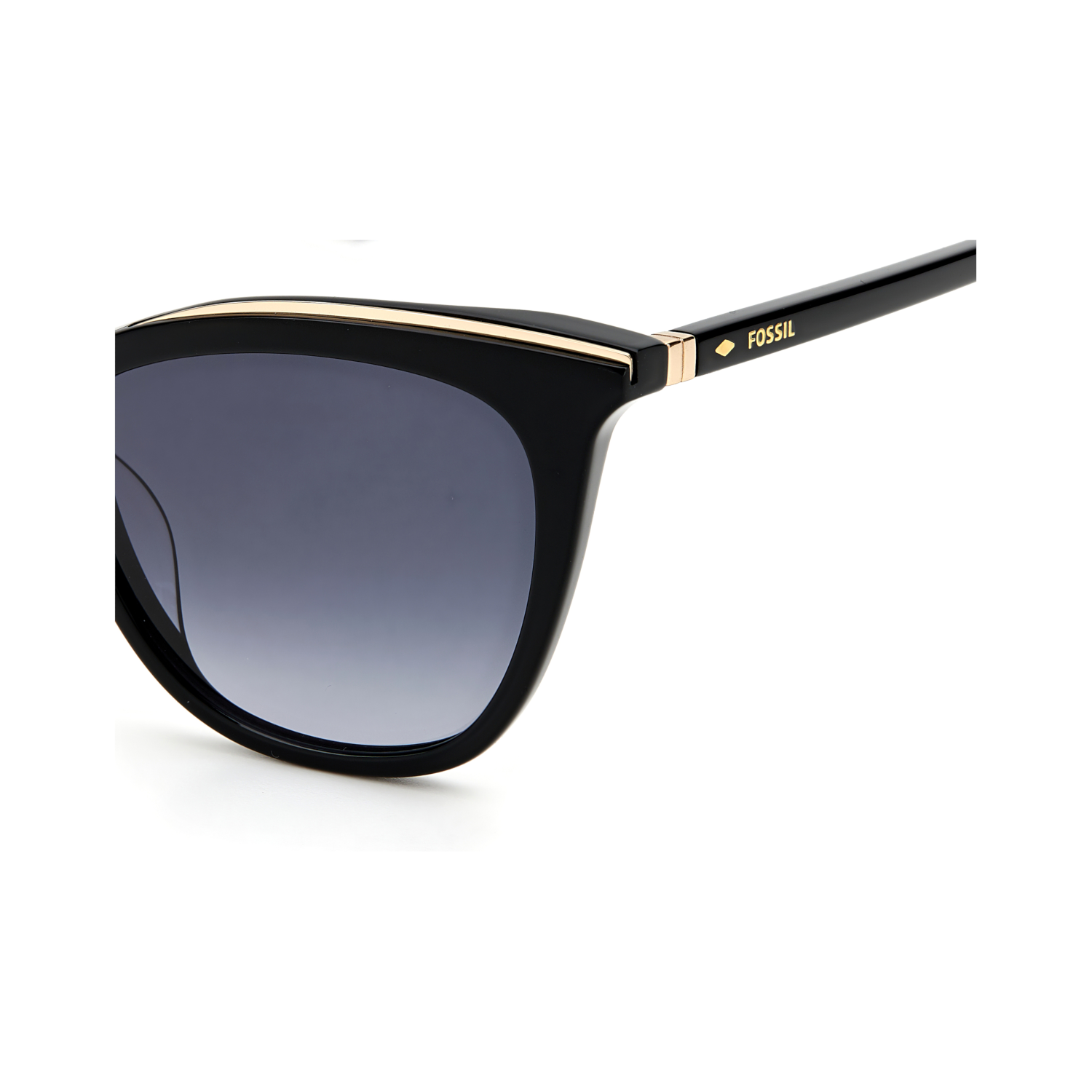 Fossil FOS 2103/G/S Grey Black Women's Sunglasses