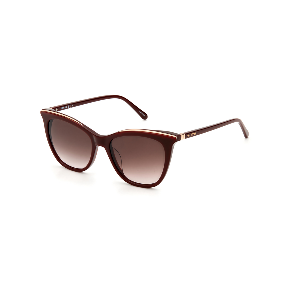 Fossil FOS 2103/G/S Brown Red Women's Sunglasses