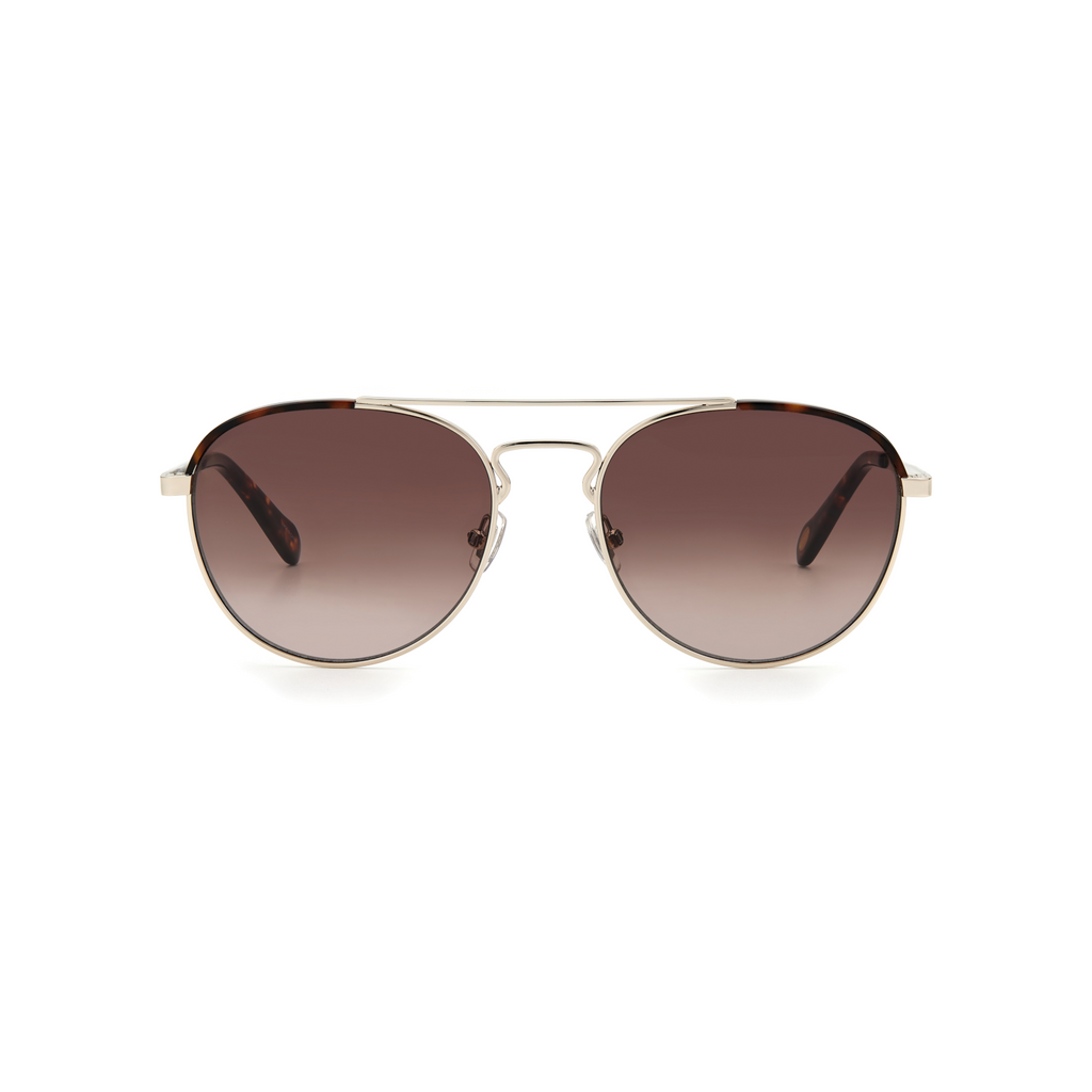 Fossil FOS 2105/G/S Brown Yellow Men's Sunglasses