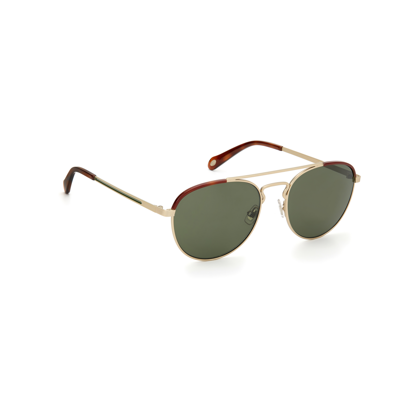 Fossil FOS 2105/G/S Green Yellow Men's Sunglasses