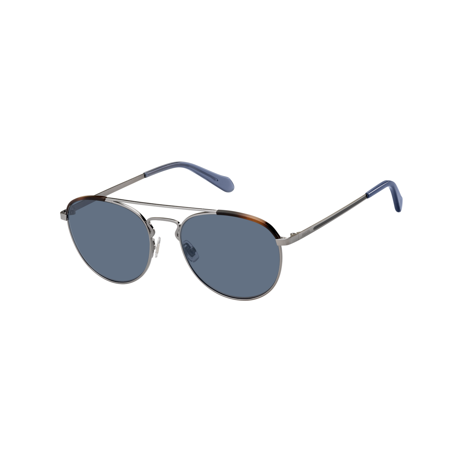 Fossil FOS 2105/G/S Blue Grey Men's Sunglasses