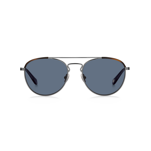Fossil FOS 2105/G/S Blue Grey Men's Sunglasses