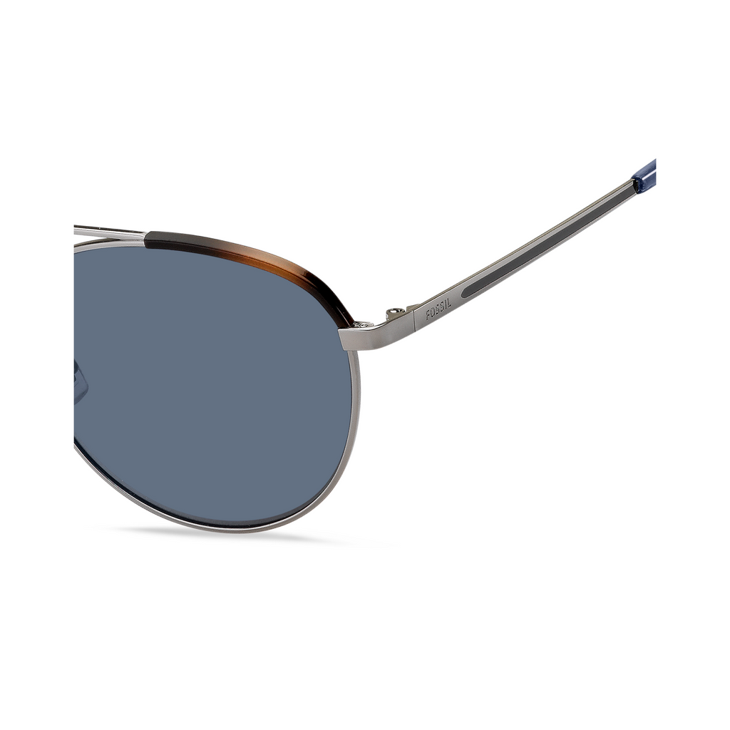 Fossil FOS 2105/G/S Blue Grey Men's Sunglasses