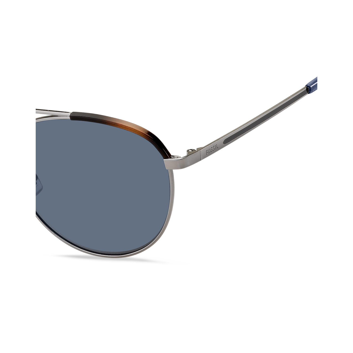 Fossil FOS 2105/G/S Blue Grey Men's Sunglasses