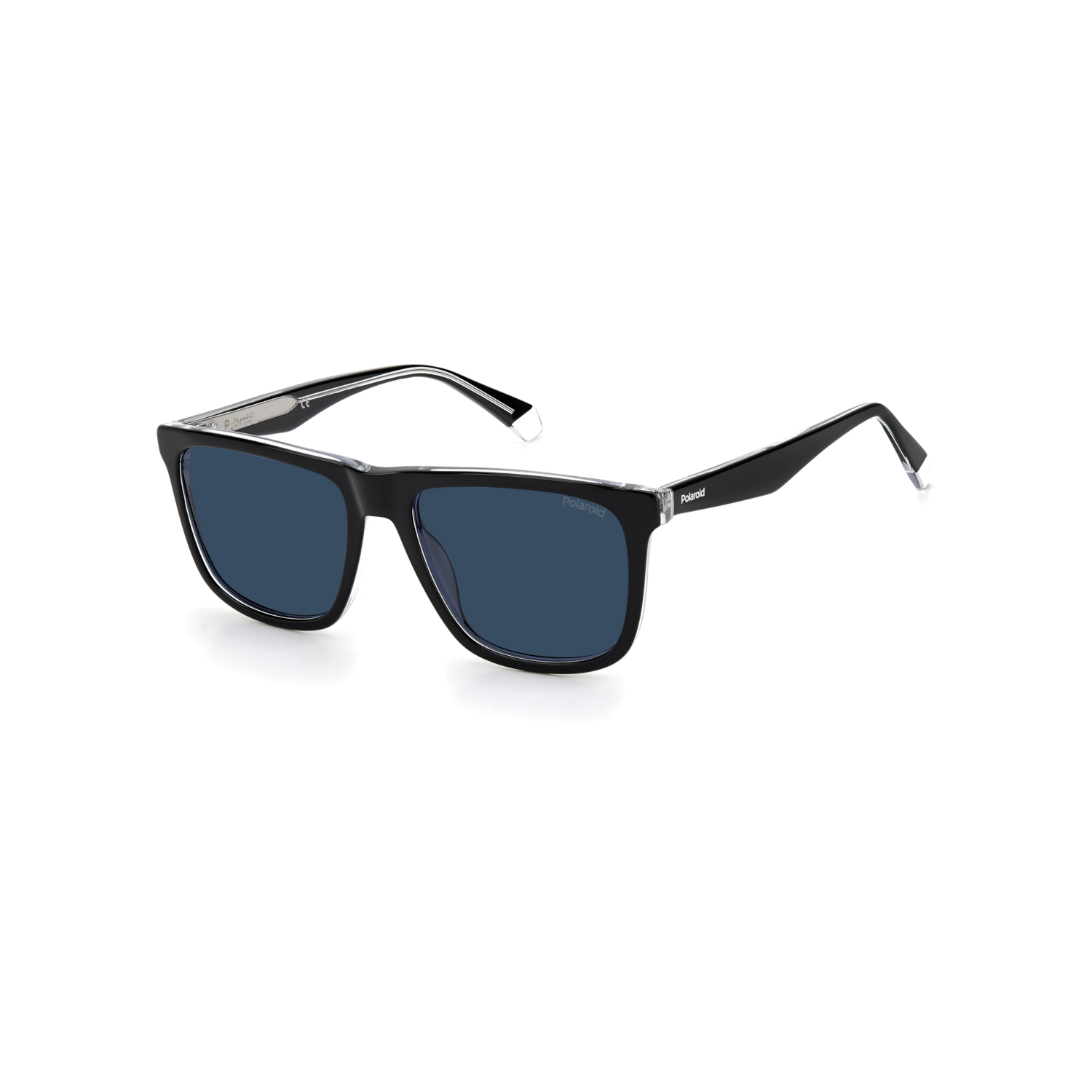 Polaroid PLD 2102/S/X Blue Black Men's Polarized Sunglasses