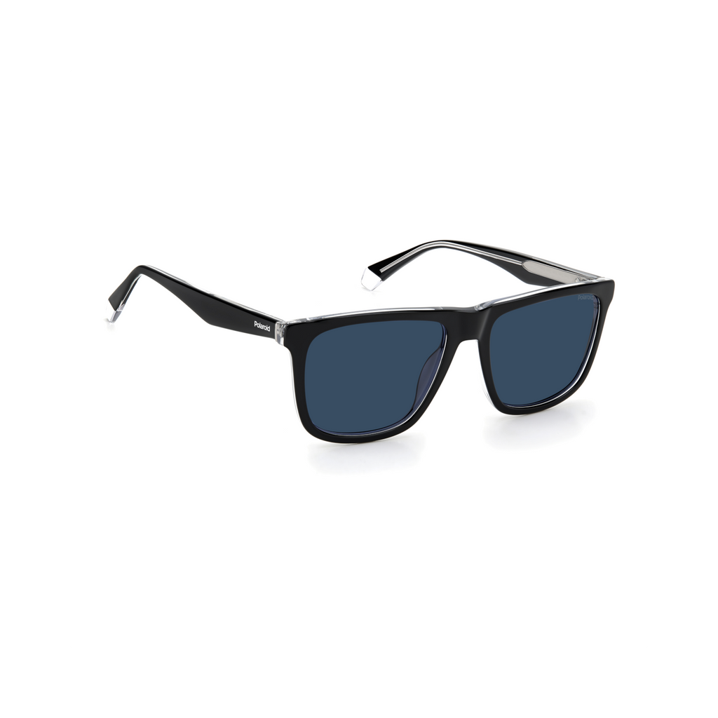 Polaroid PLD 2102/S/X Blue Black Men's Polarized Sunglasses