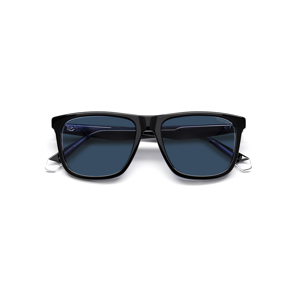 Polaroid PLD 2102/S/X Blue Black Men's Polarized Sunglasses