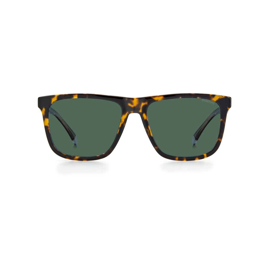 Polaroid PLD 2102/S/X Green Havana Men's Polarized Sunglasses