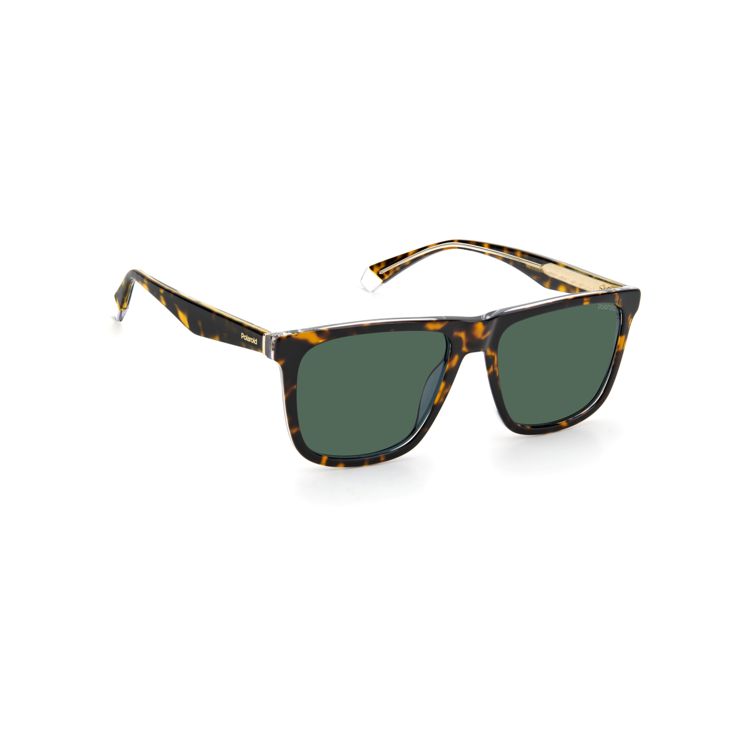 Polaroid PLD 2102/S/X Green Havana Men's Polarized Sunglasses