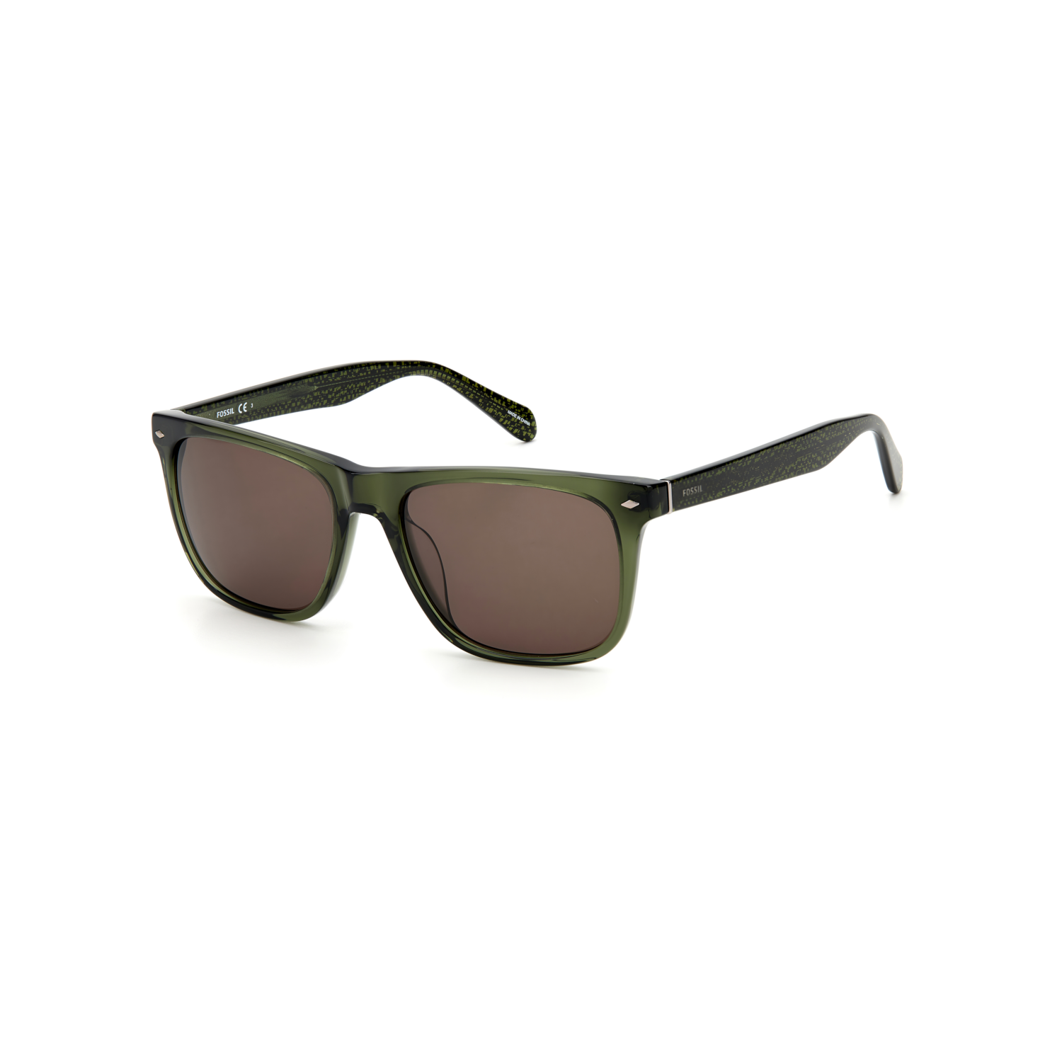 Fossil FOS 2062/S Brown Crystal Men's Sunglasses