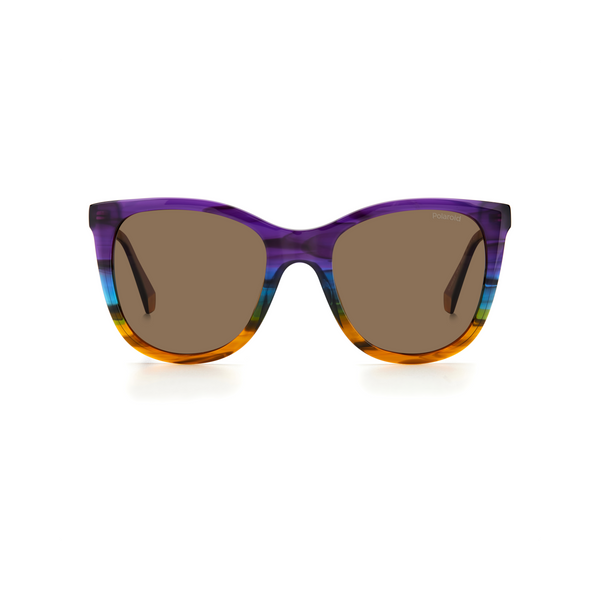Polaroid PLD 4096/S/X Bronze Violet Women's Polarized Sunglasses