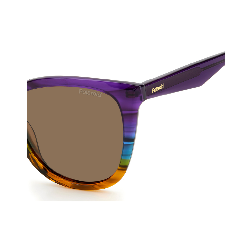 Polaroid PLD 4096/S/X Bronze Violet Women's Polarized Sunglasses