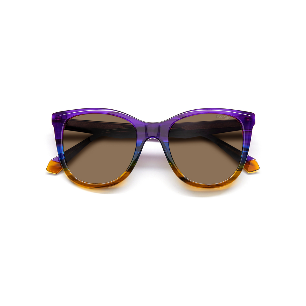 Polaroid PLD 4096/S/X Bronze Violet Women's Polarized Sunglasses