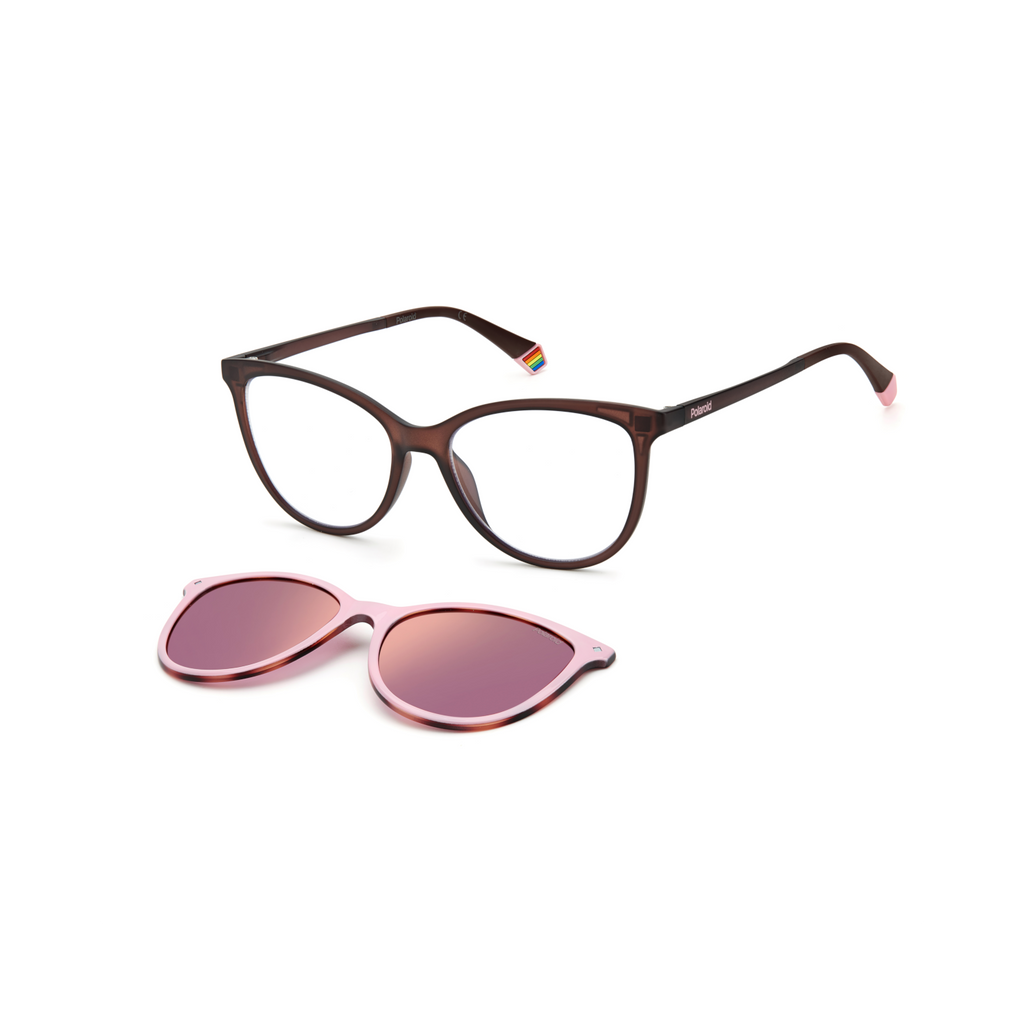 Polaroid PLD 6138/CS Gold Pink Women's Sunglasses