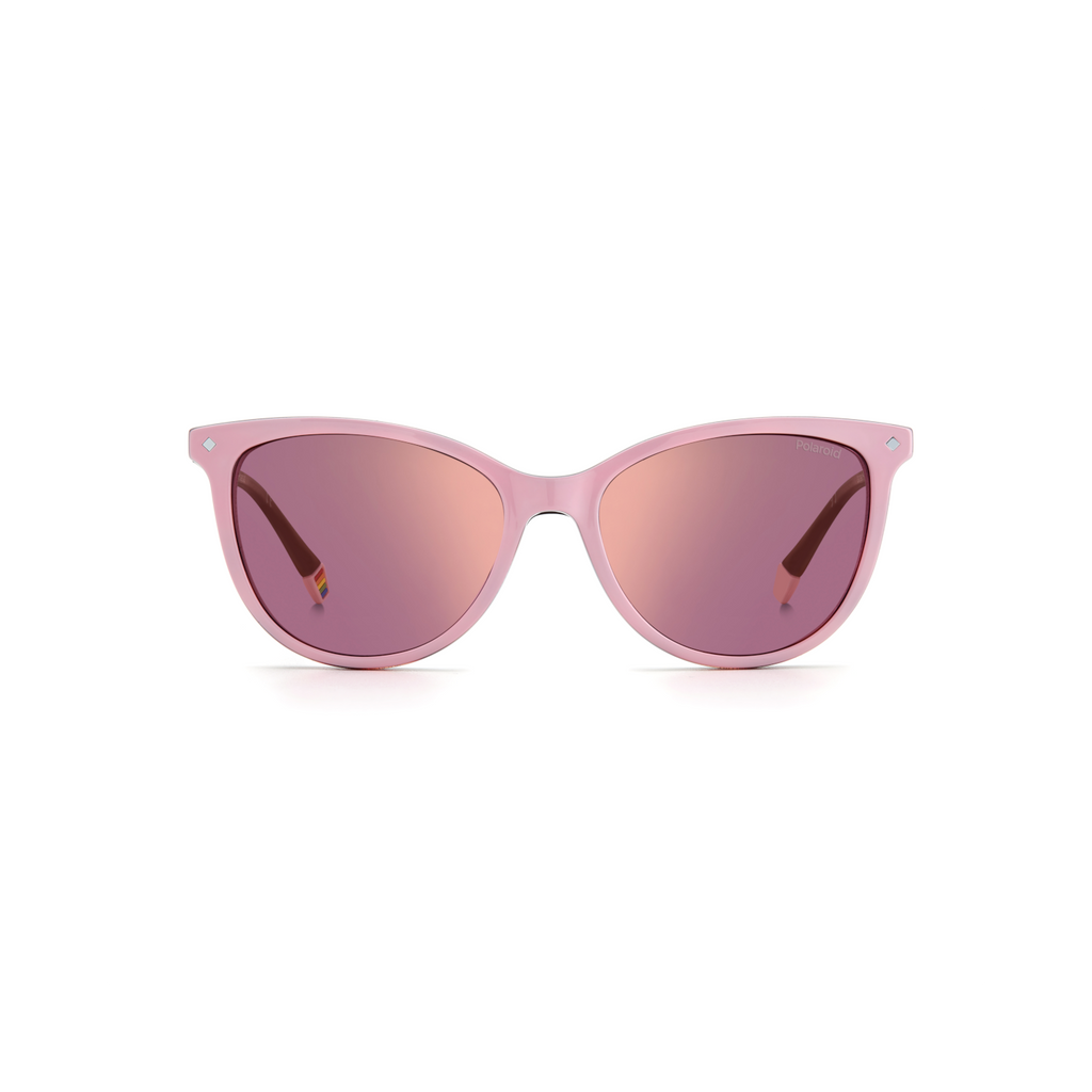 Polaroid PLD 6138/CS Gold Pink Women's Sunglasses