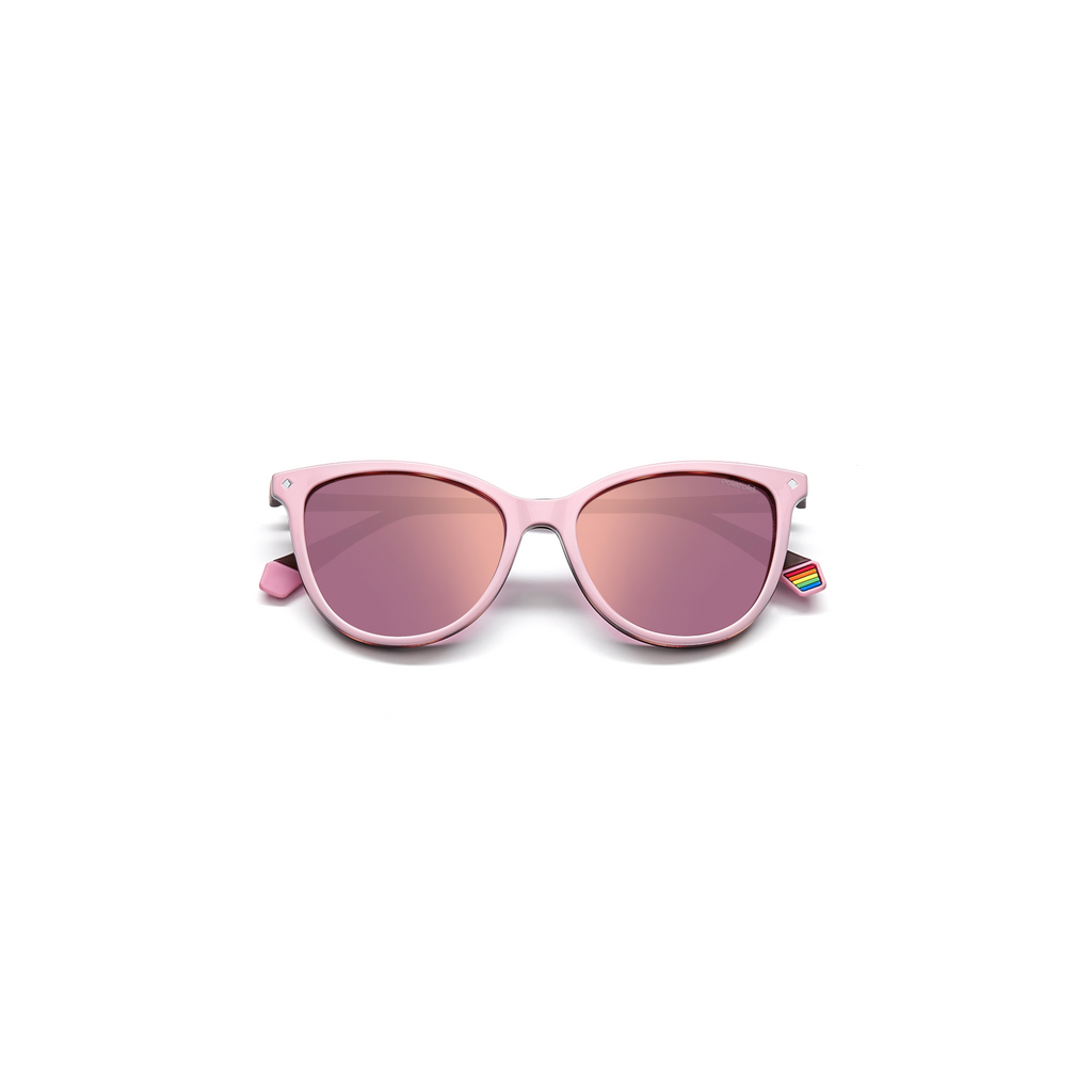 Polaroid PLD 6138/CS Gold Pink Women's Sunglasses