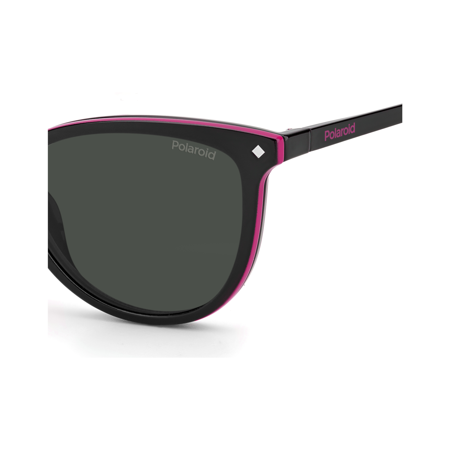 Polaroid PLD 6138/CS Grey Black Women's Sunglasses