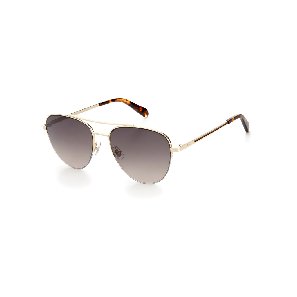 Fossil FOS 2106/G/S Brown Yellow Women's Sunglasses