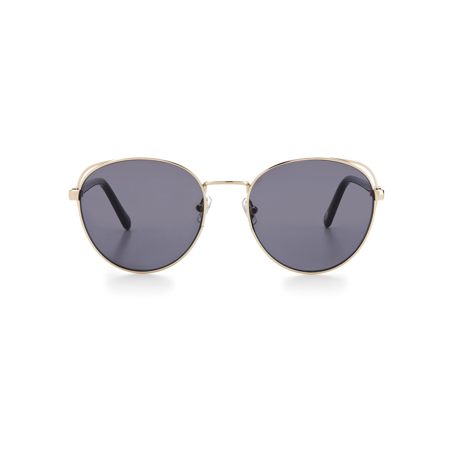 Fossil FOS 2107/G/S Grey Yellow Women's Sunglasses