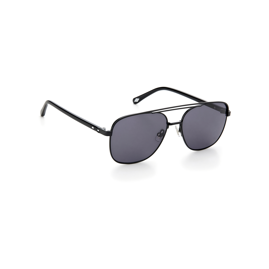 Fossil FOS 2109/G/S Grey Black Men's Sunglasses