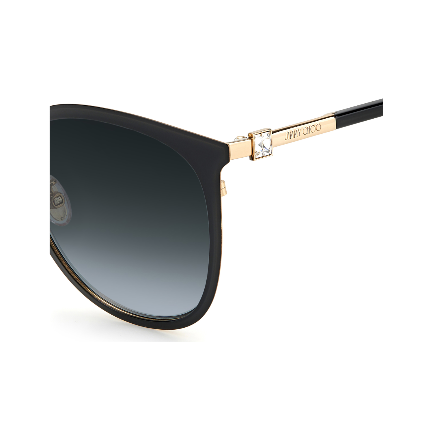 Jimmy Choo ORIA/G/SK Grey Black Women's Sunglasses
