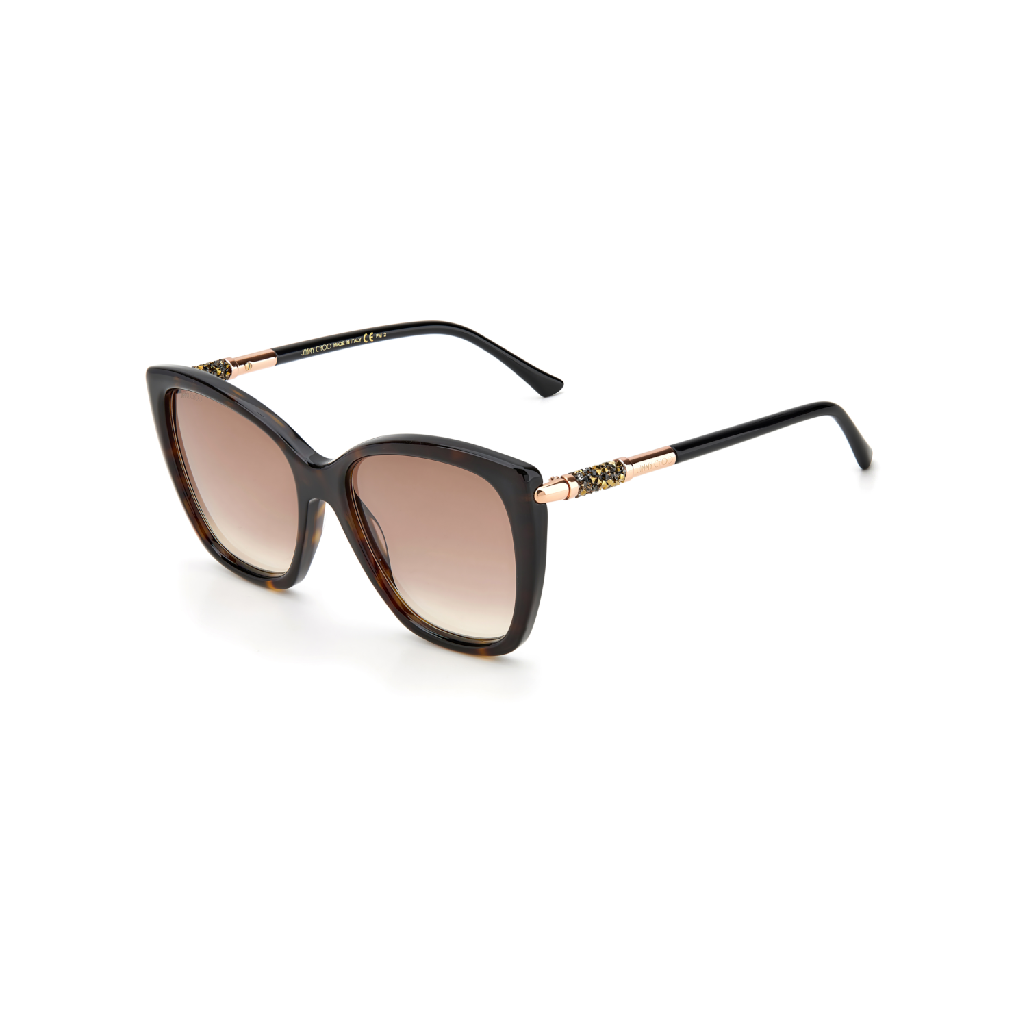 Jimmy Choo ROSE/S Brown Havana Women's Sunglasses