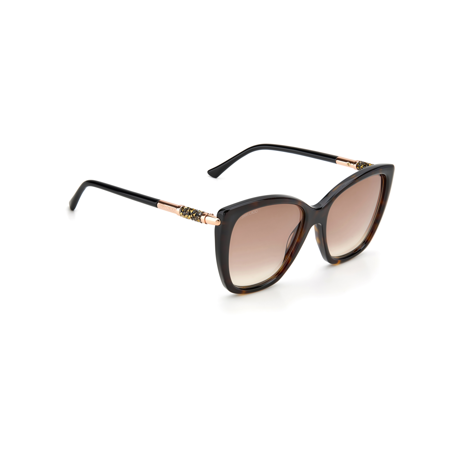 Jimmy Choo ROSE/S Brown Havana Women's Sunglasses