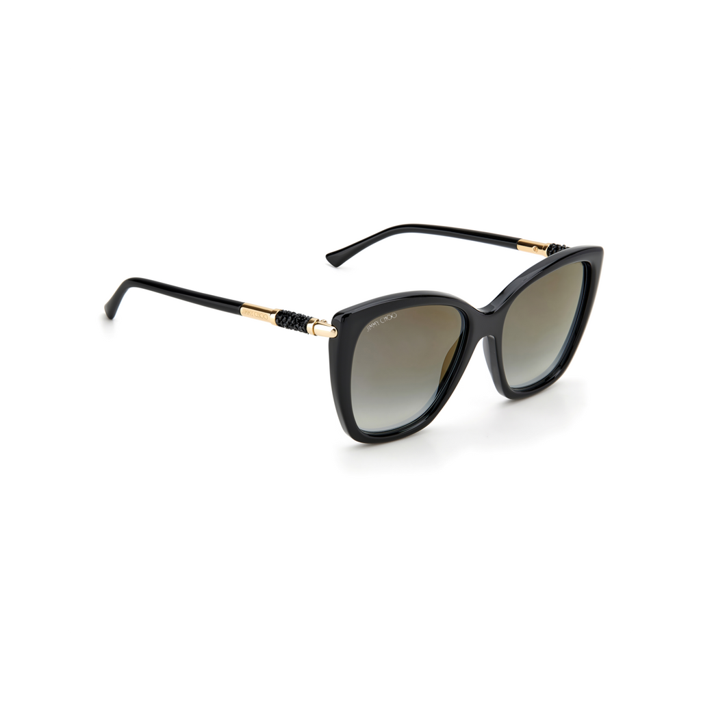 Jimmy Choo ROSE/S Grey Black Women's Sunglasses