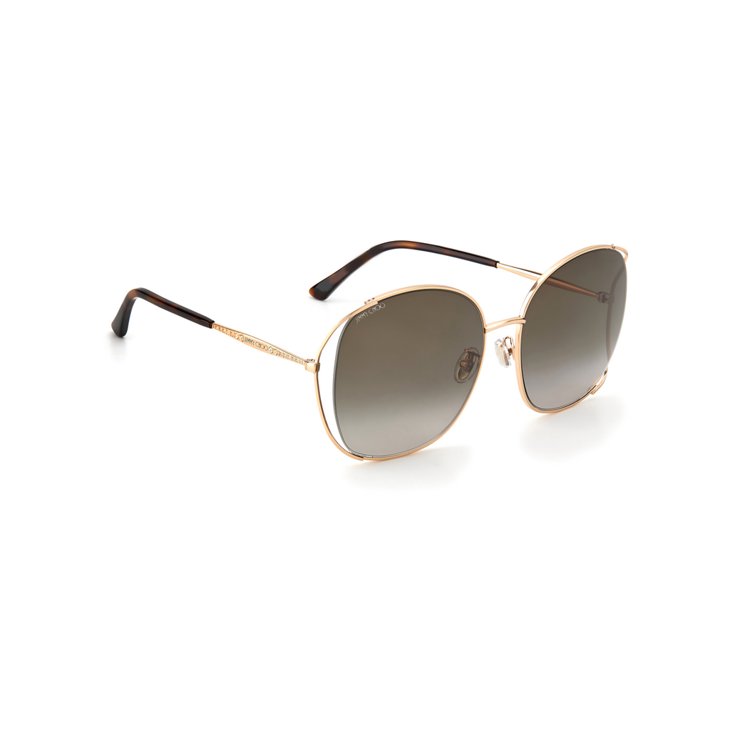 Jimmy Choo TINKA/G/SK Brown Yellow Women's Sunglasses
