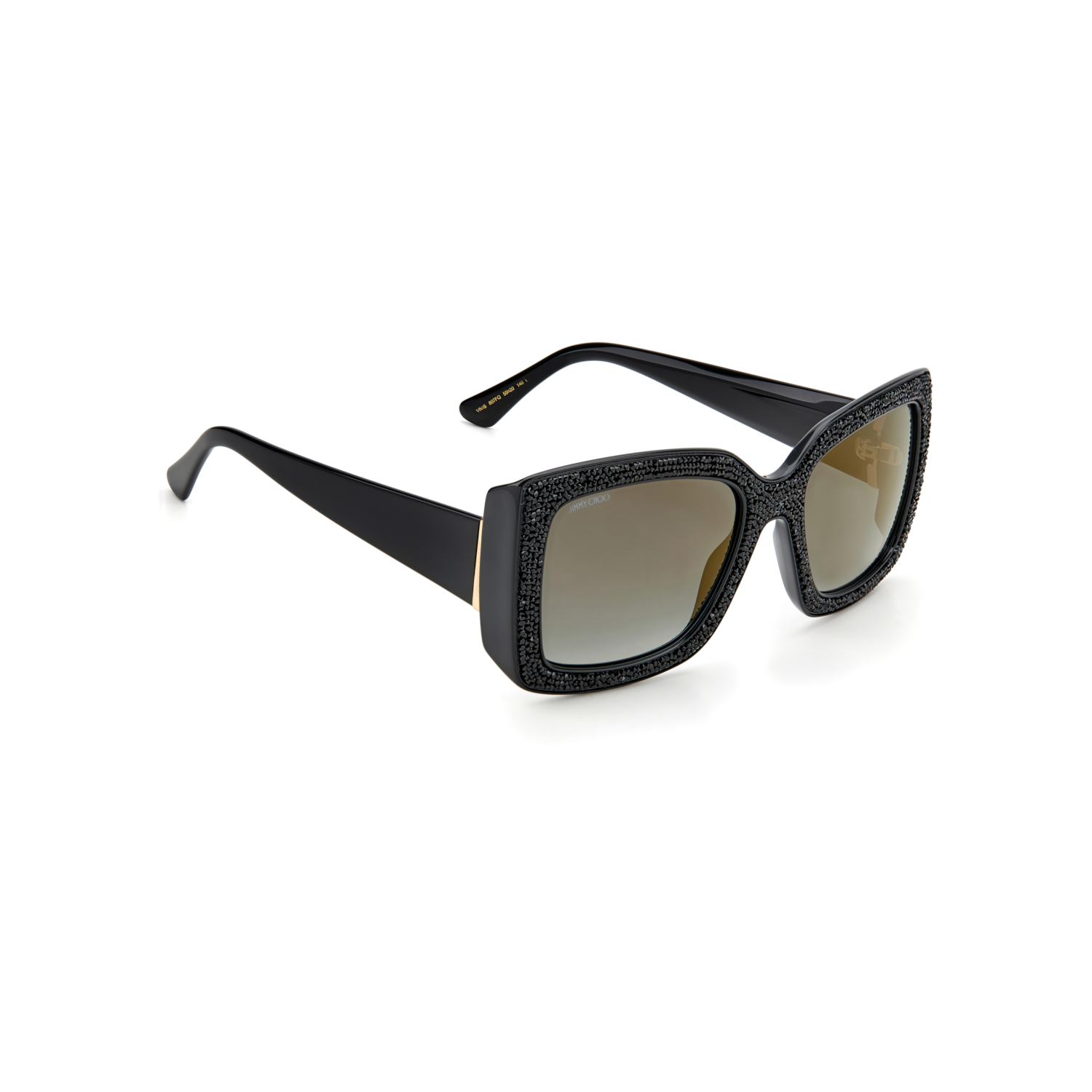 Jimmy Choo VIV/S Grey Black Women's Sunglasses