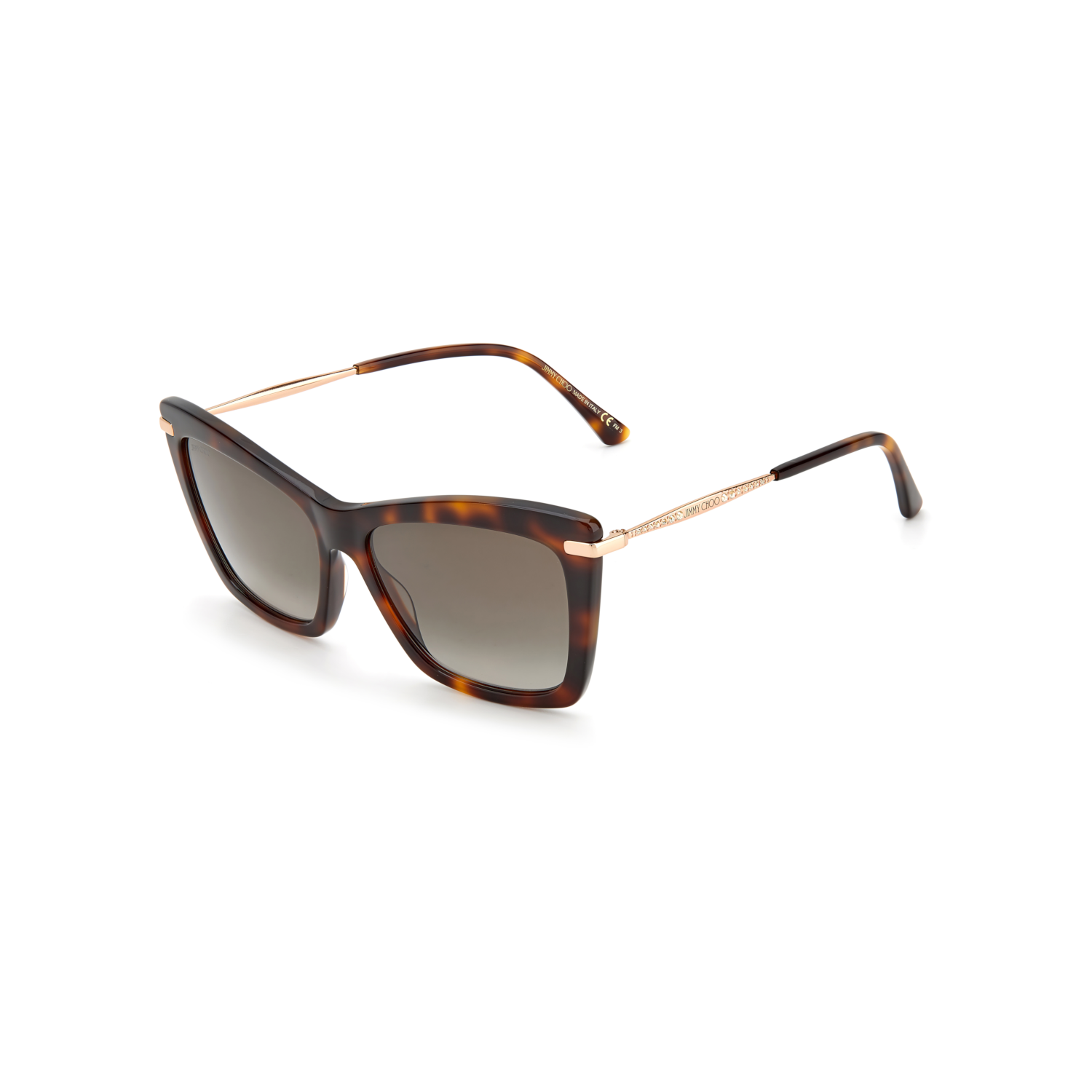 Jimmy Choo SADY/S Brown Havana Women's Sunglasses