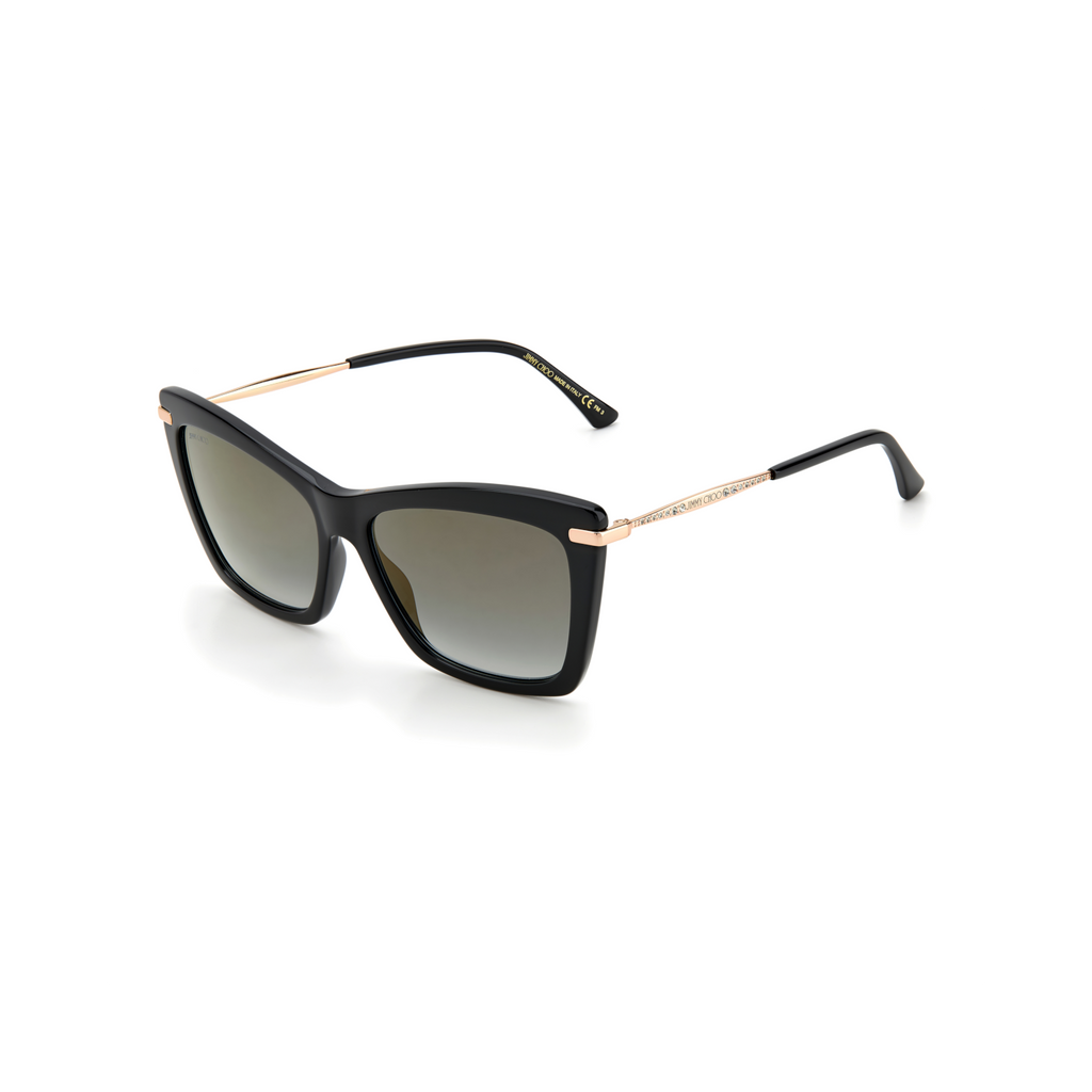Jimmy Choo SADY/S Grey Black Women's Sunglasses