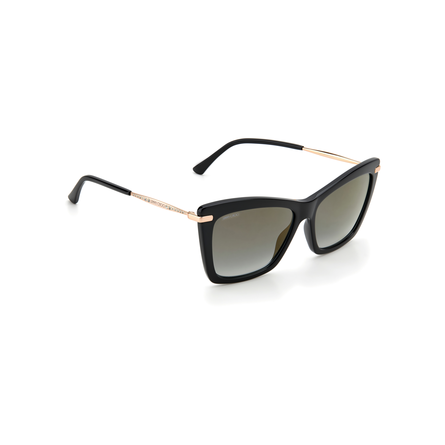 Jimmy Choo SADY/S Grey Black Women's Sunglasses
