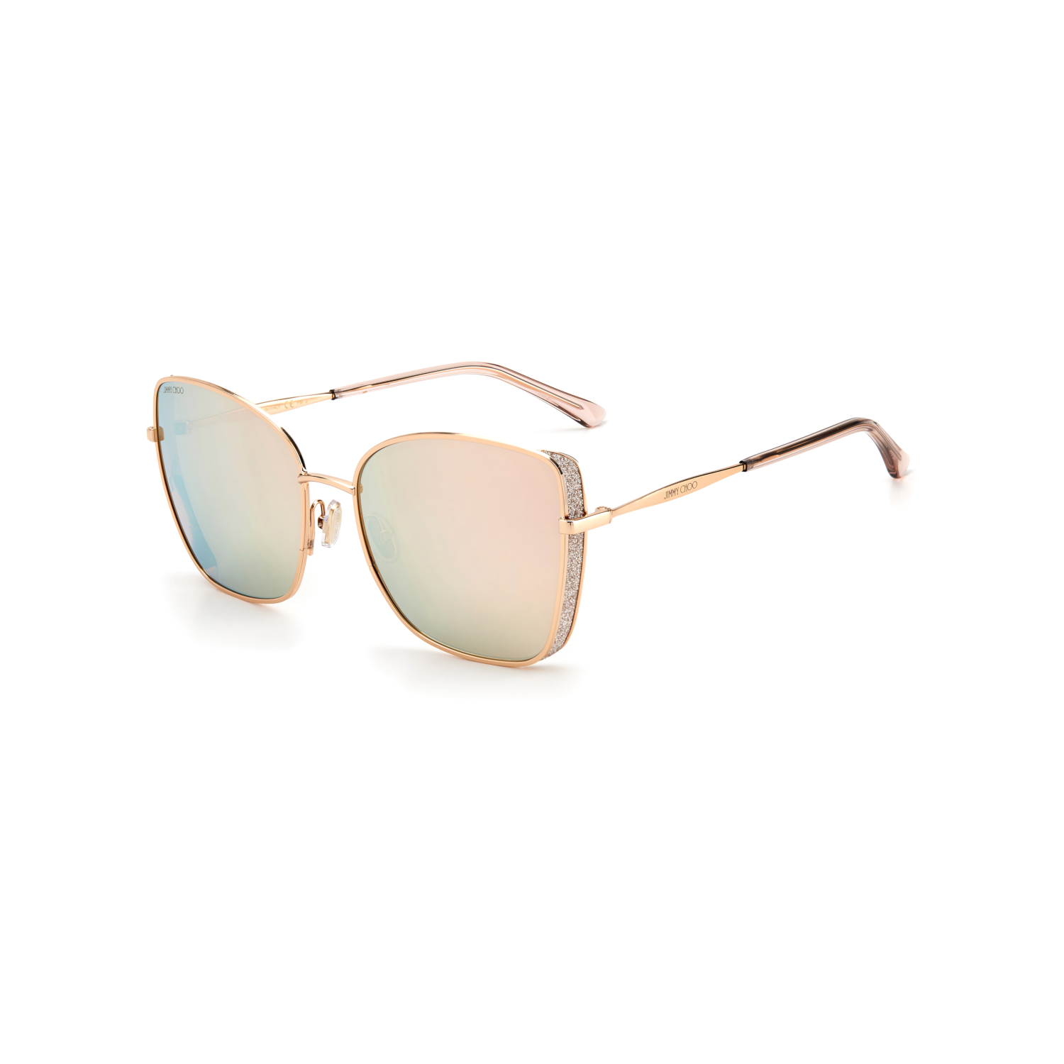 Jimmy Choo ALEXIS/S Gold Yellow Women's Sunglasses