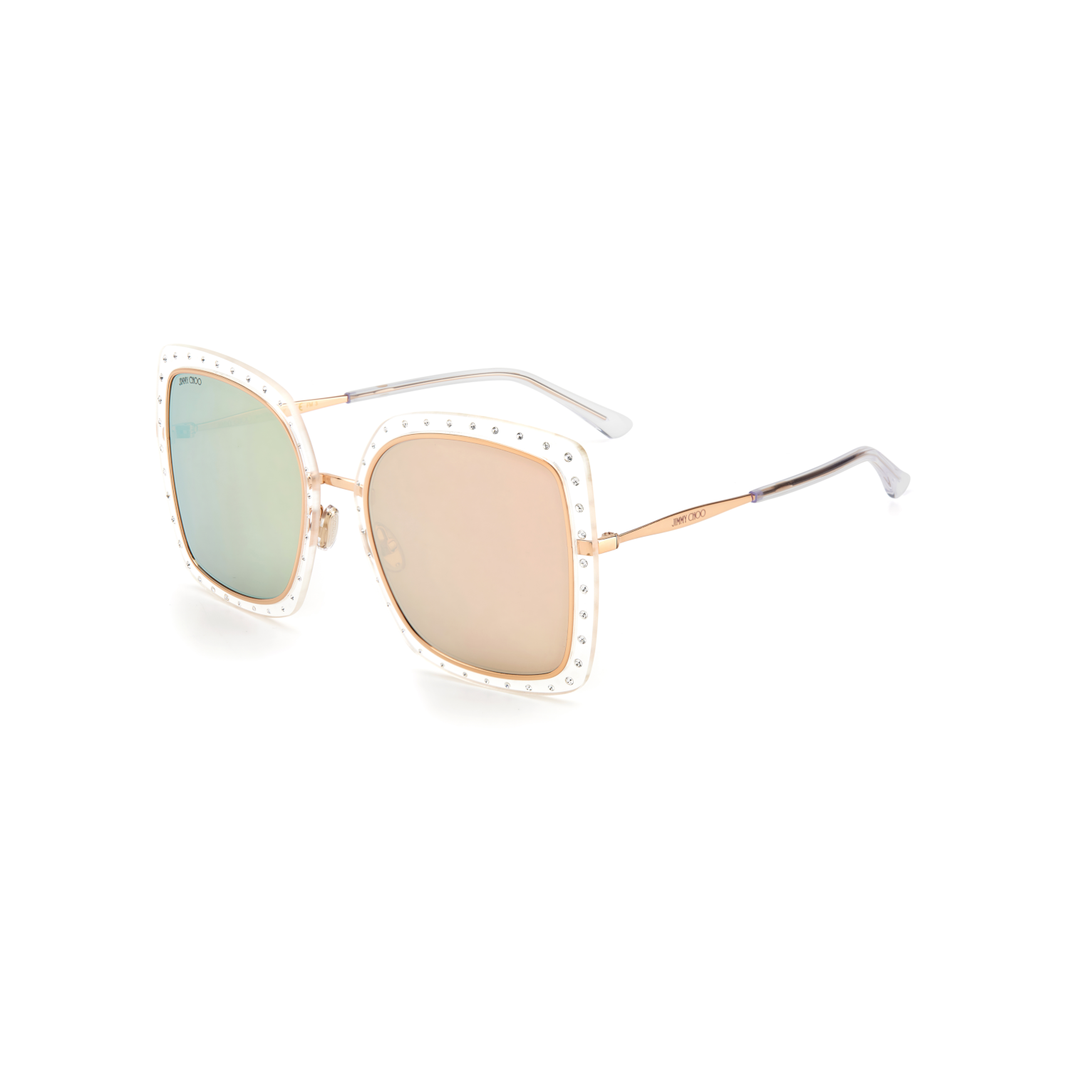 Jimmy Choo DANY/S Gold Crystal Women's Sunglasses