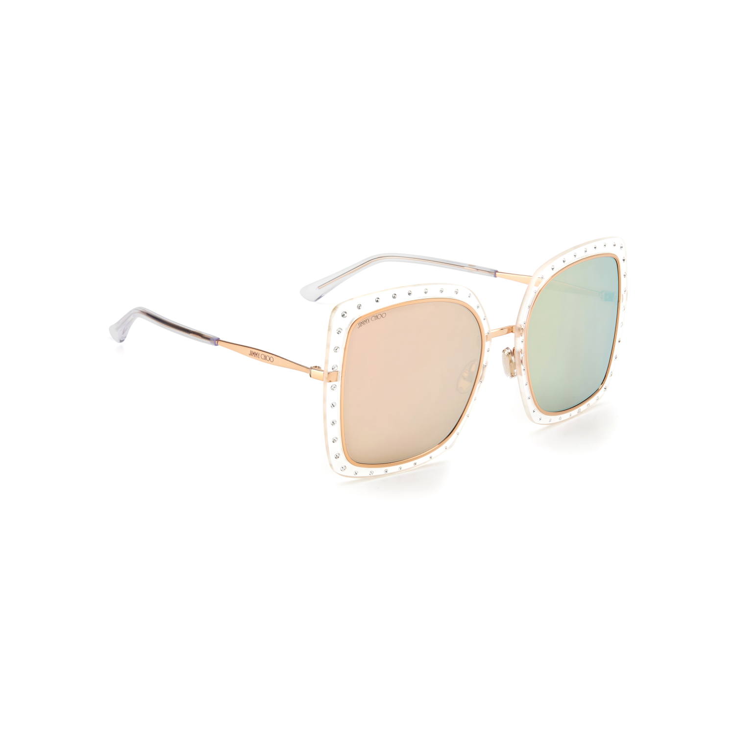 Jimmy Choo DANY/S Gold Crystal Women's Sunglasses