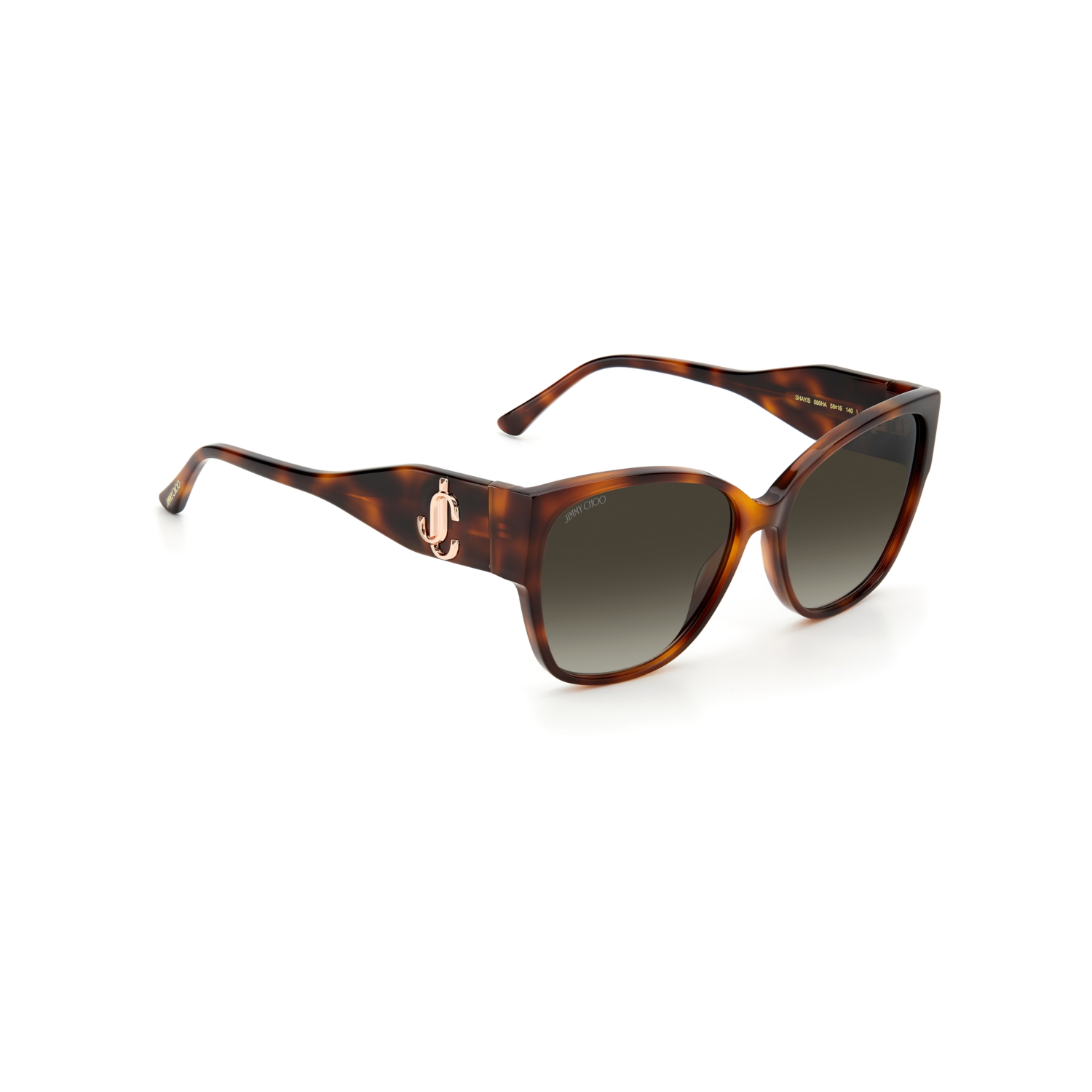 Jimmy Choo SHAY/S Brown Havana Women's Sunglasses