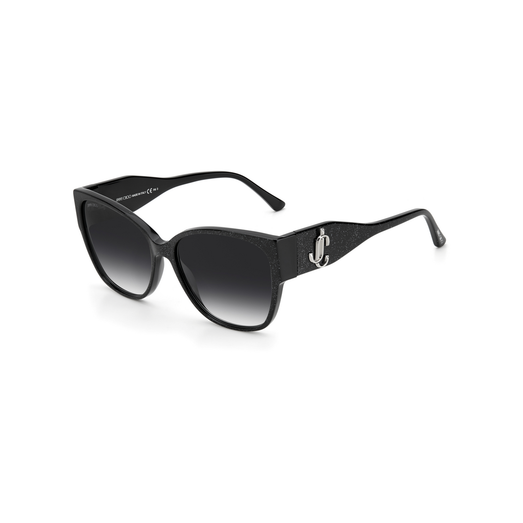 Jimmy Choo SHAY/S Grey Black Women's Sunglasses