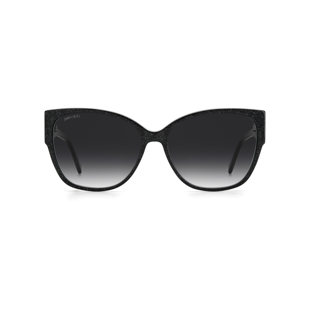 Jimmy Choo SHAY/S Grey Black Women's Sunglasses