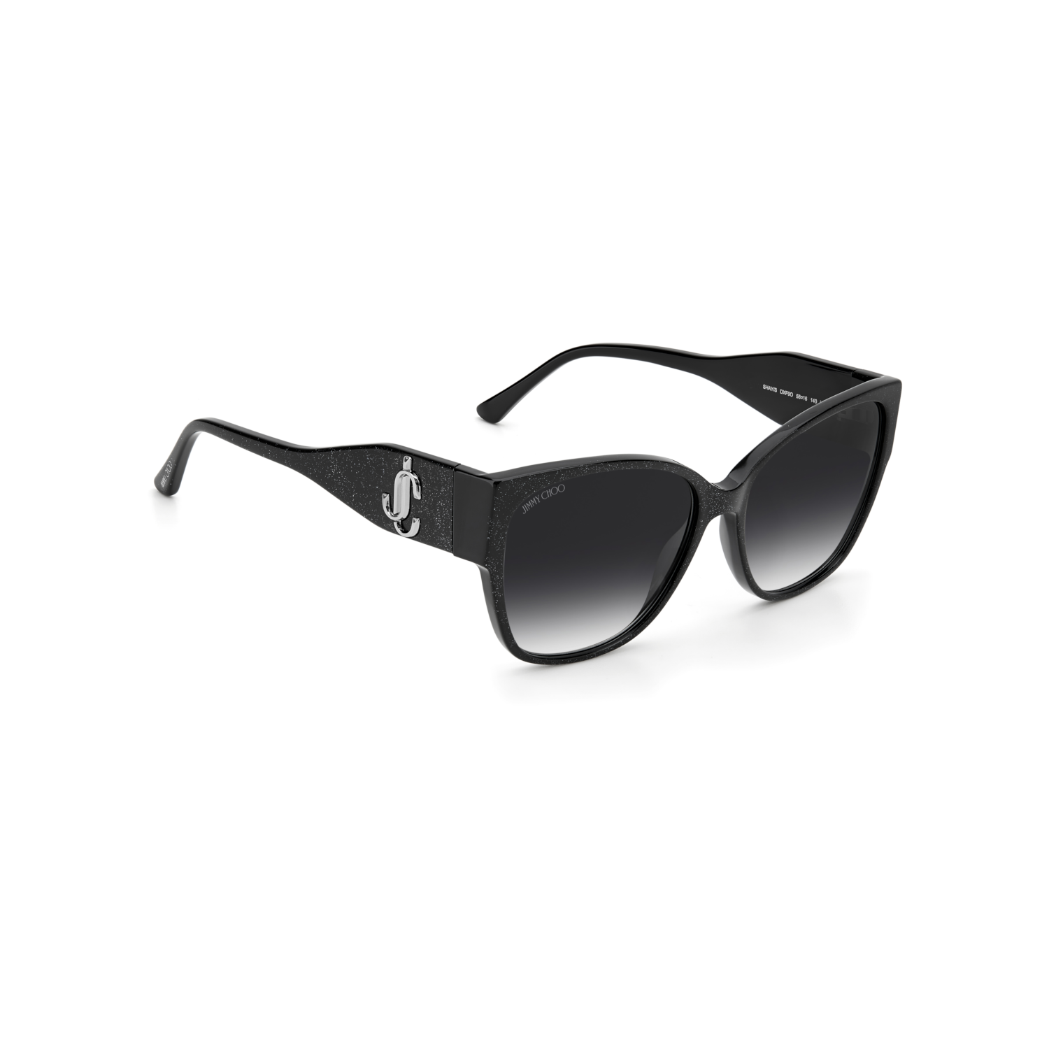 Jimmy Choo SHAY/S Grey Black Women's Sunglasses