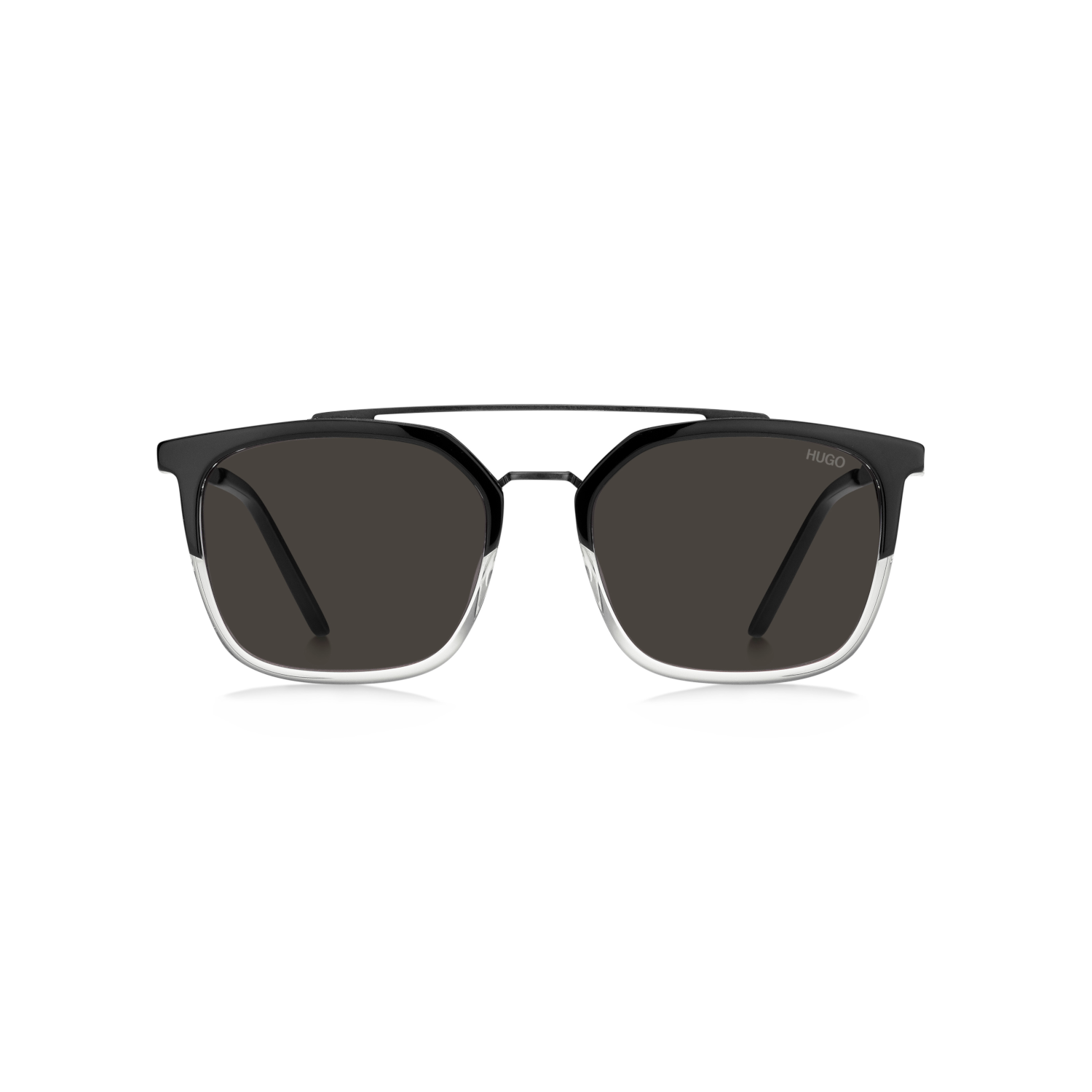 Hugo HG 1124/S Grey Black Men's Sunglasses