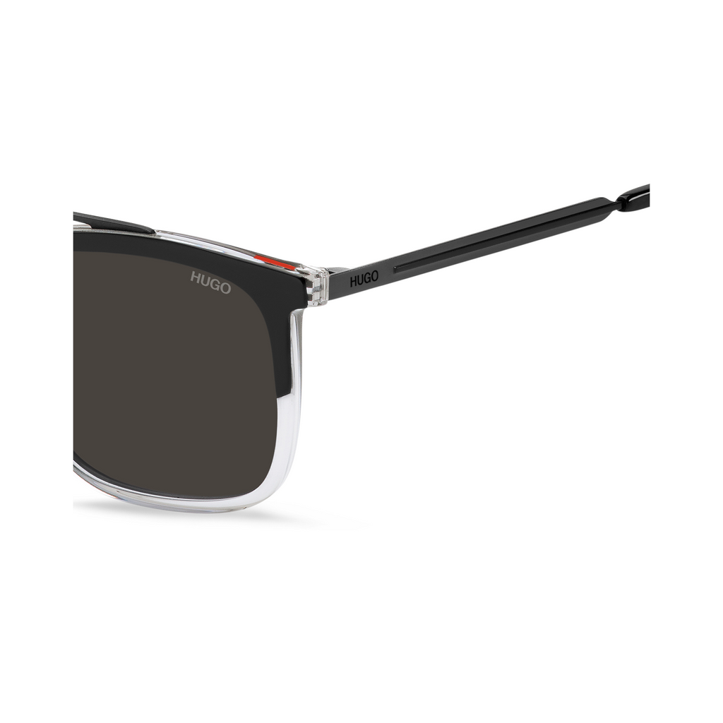 Hugo HG 1124/S Grey Black Men's Sunglasses