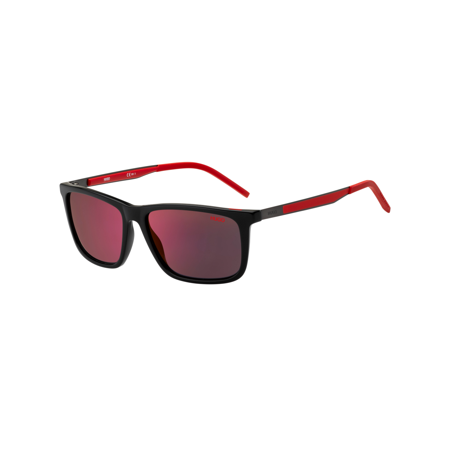 Hugo HG 1139/S Red Black Men's Sunglasses