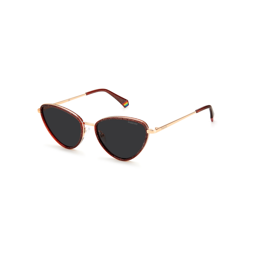 Polaroid PLD 6148/S/X Grey Red Women's Sunglasses