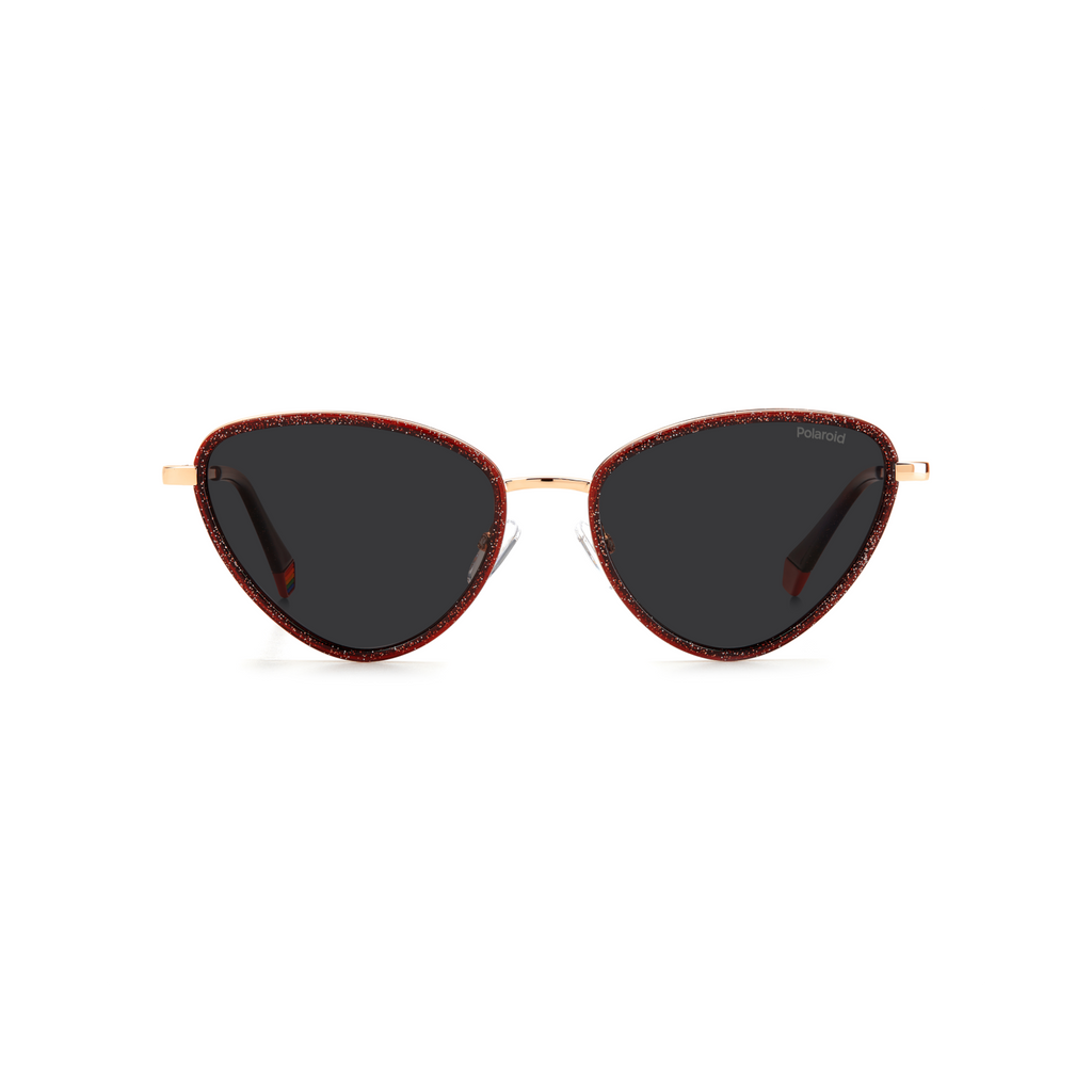 Polaroid PLD 6148/S/X Grey Red Women's Sunglasses
