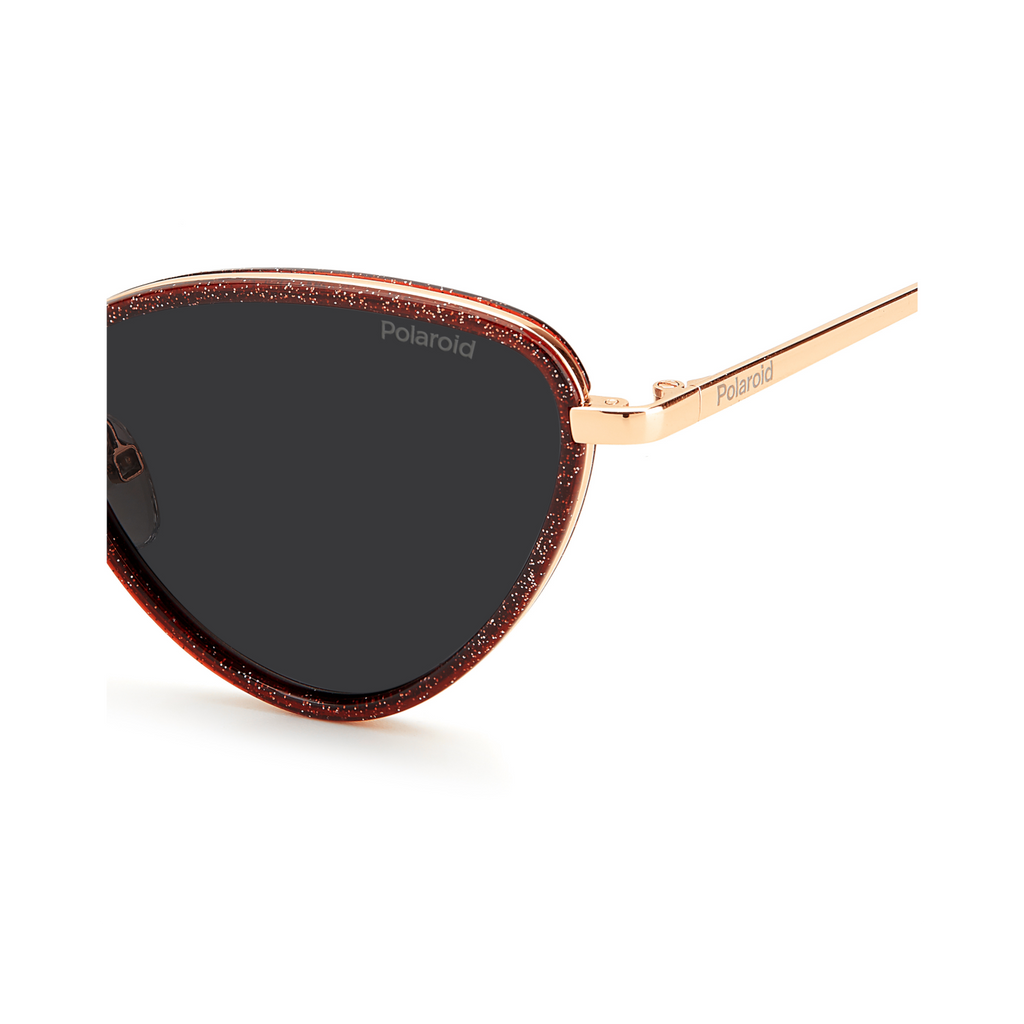 Polaroid PLD 6148/S/X Grey Red Women's Sunglasses