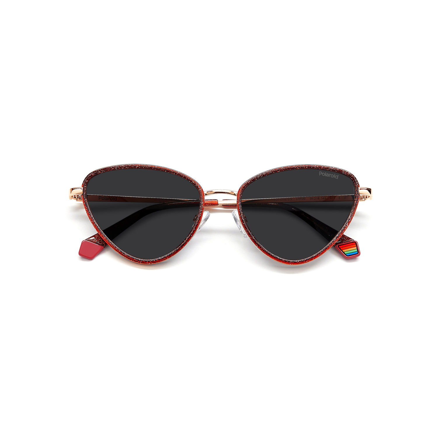Polaroid PLD 6148/S/X Grey Red Women's Sunglasses