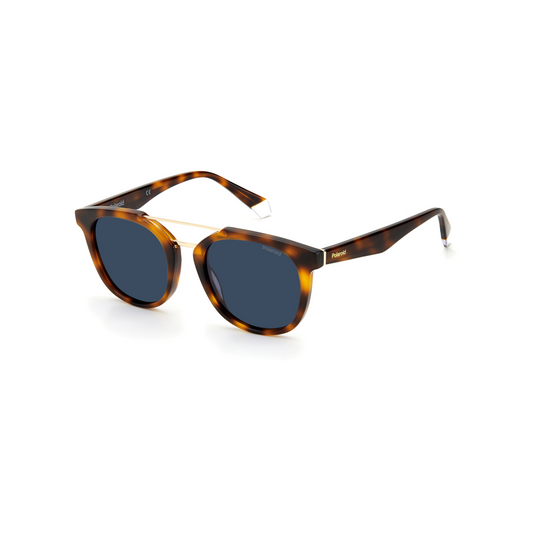 Polaroid PLD 2113/S/X Blue Havana Men's Polarized Sunglasses