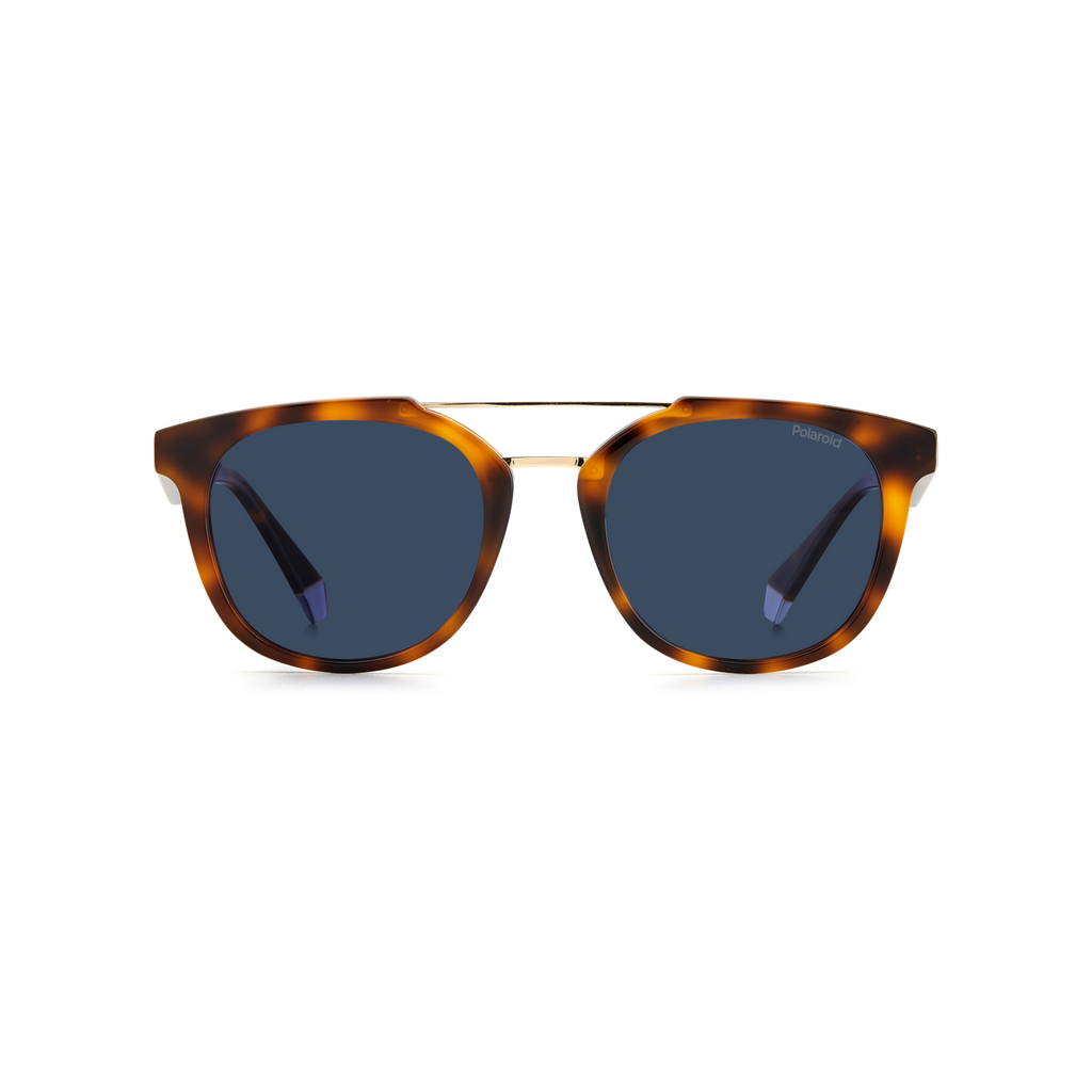Polaroid PLD 2113/S/X Blue Havana Men's Polarized Sunglasses