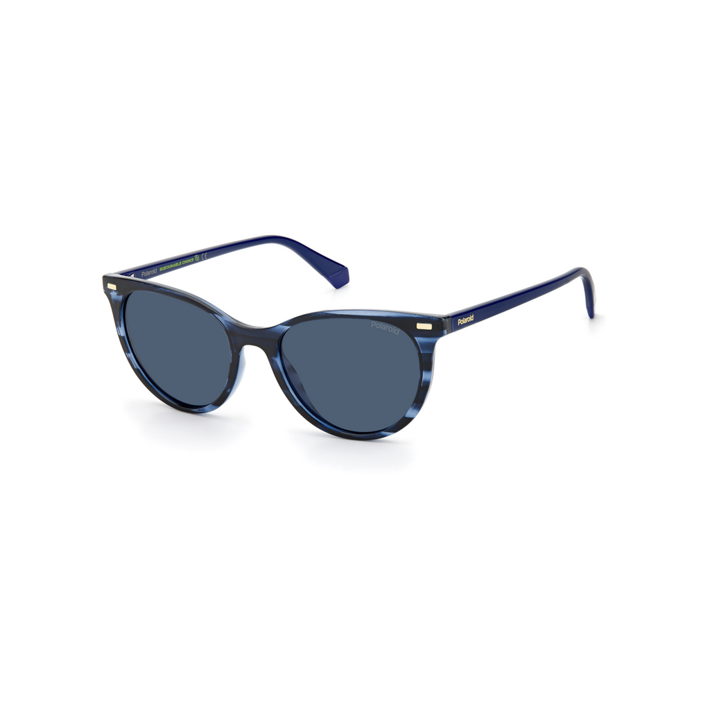 Polaroid PLD 4107/S Blue Havana Women's Polarized Sunglasses
